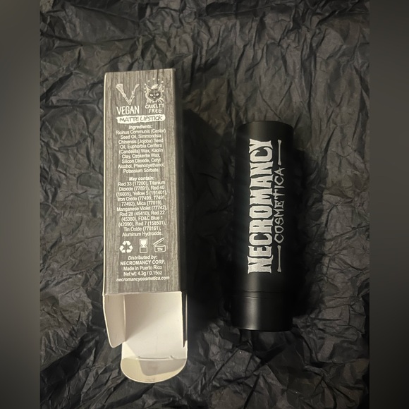 Necromancy Cosmetica Segunda Plaga Vegan Handcrafted Lipstick Imported (BNIB) - Picture 4 of 10